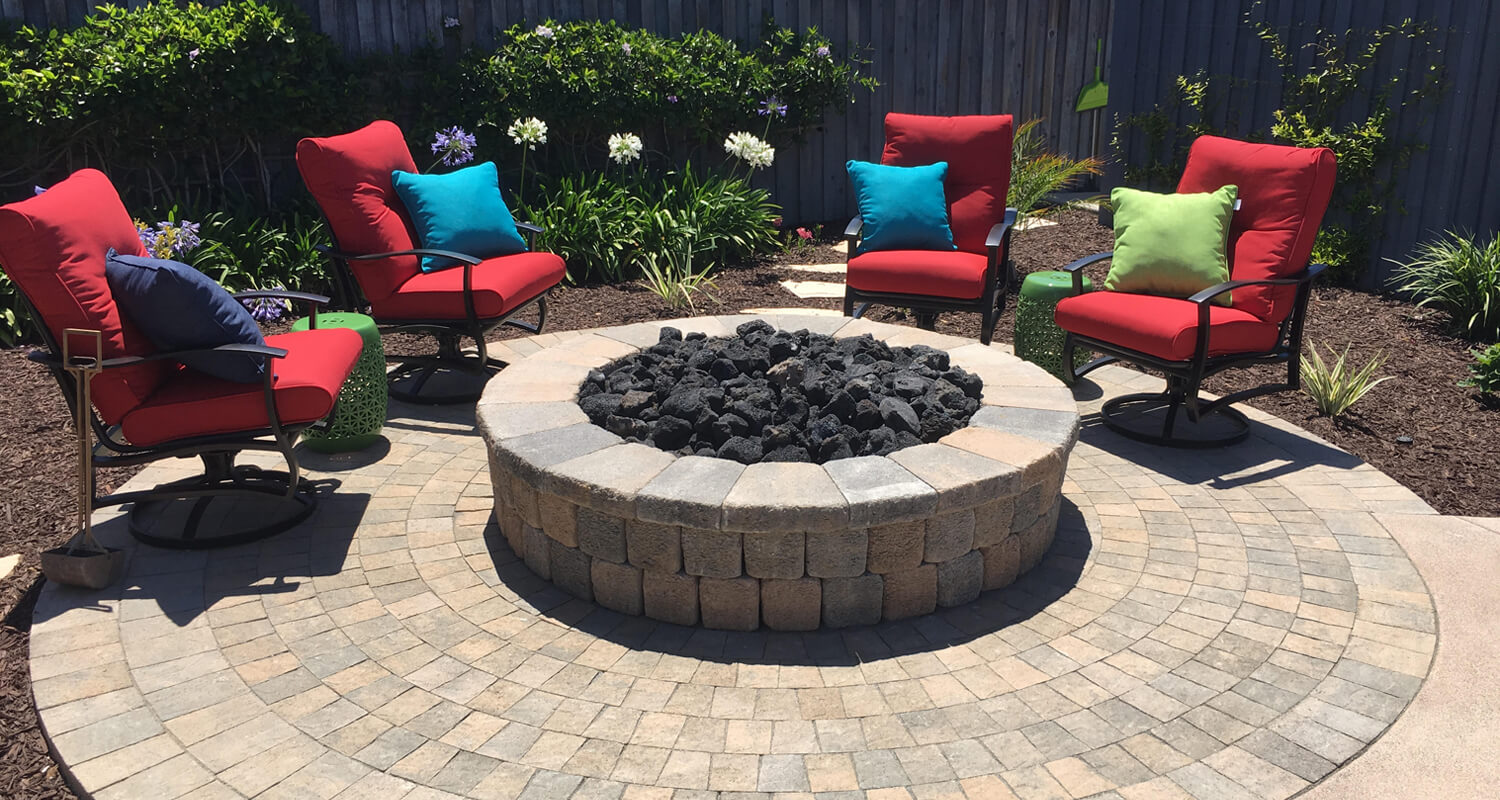 San Diego Paver Solutions - Paved Firepit